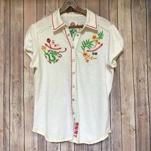 Boho Boutique Hand Embroidered oriental SzL spring